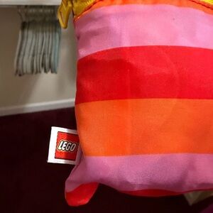 LEGO Colorful Striped Bag with pouch